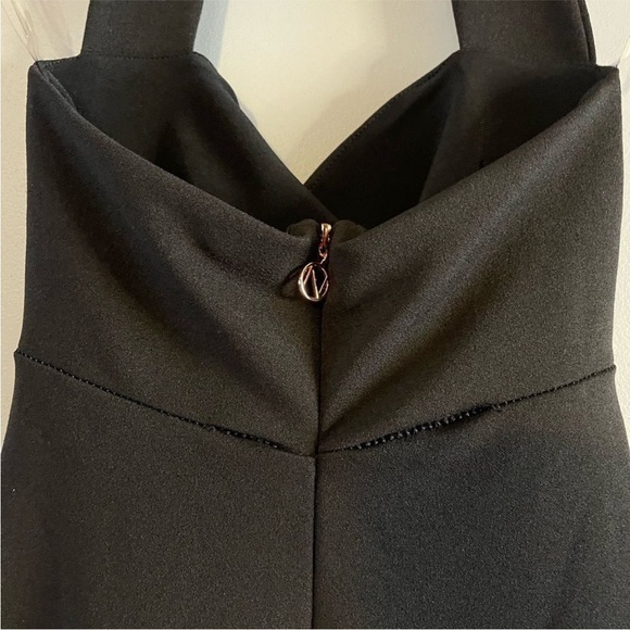 Nookie Black Halter Bodycon Midi Dress - Picture 4 of 6